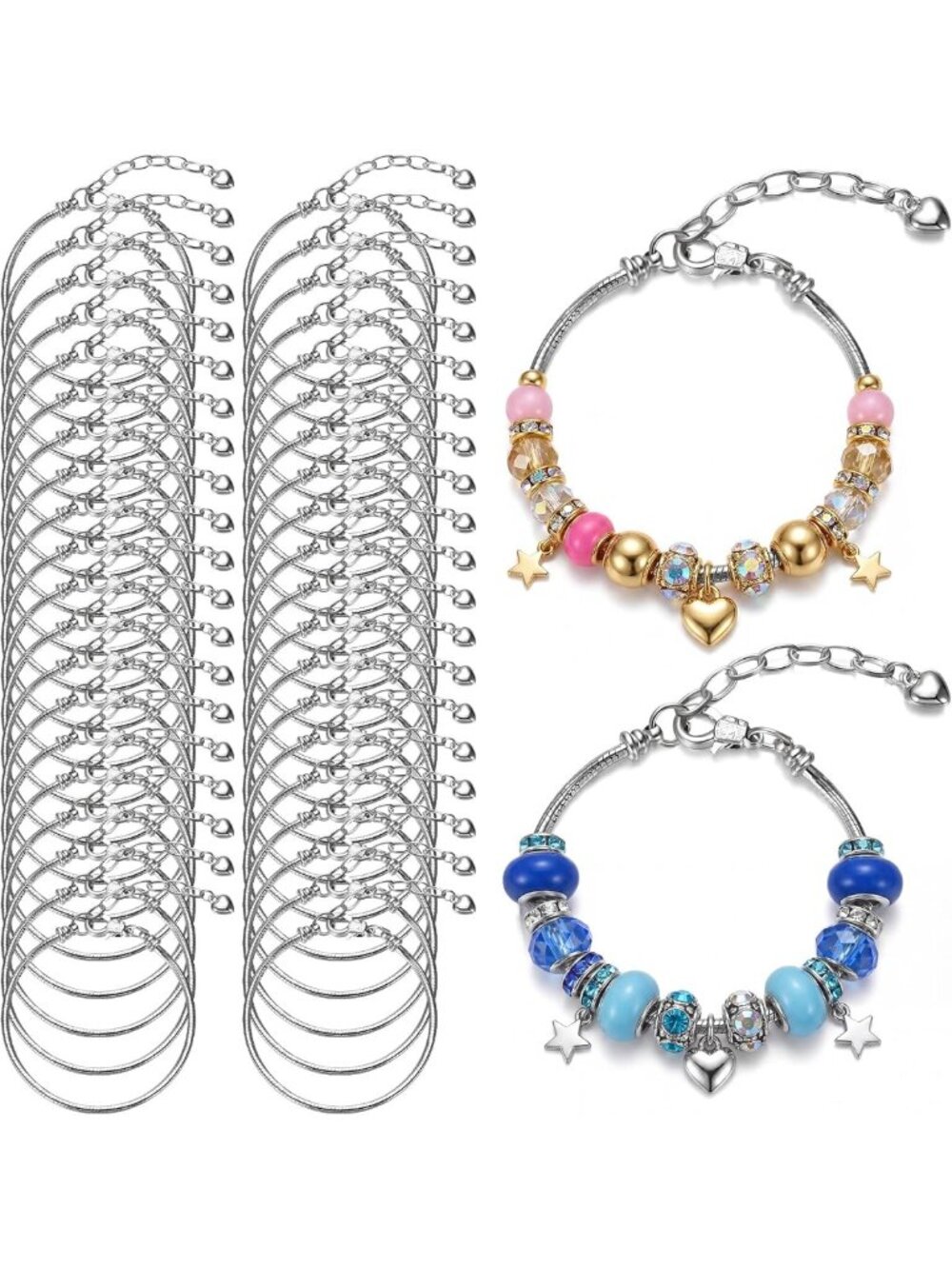 27-Piece Snake Charm Bracelet Set | Unique Boho Jewelry for Women & Teens